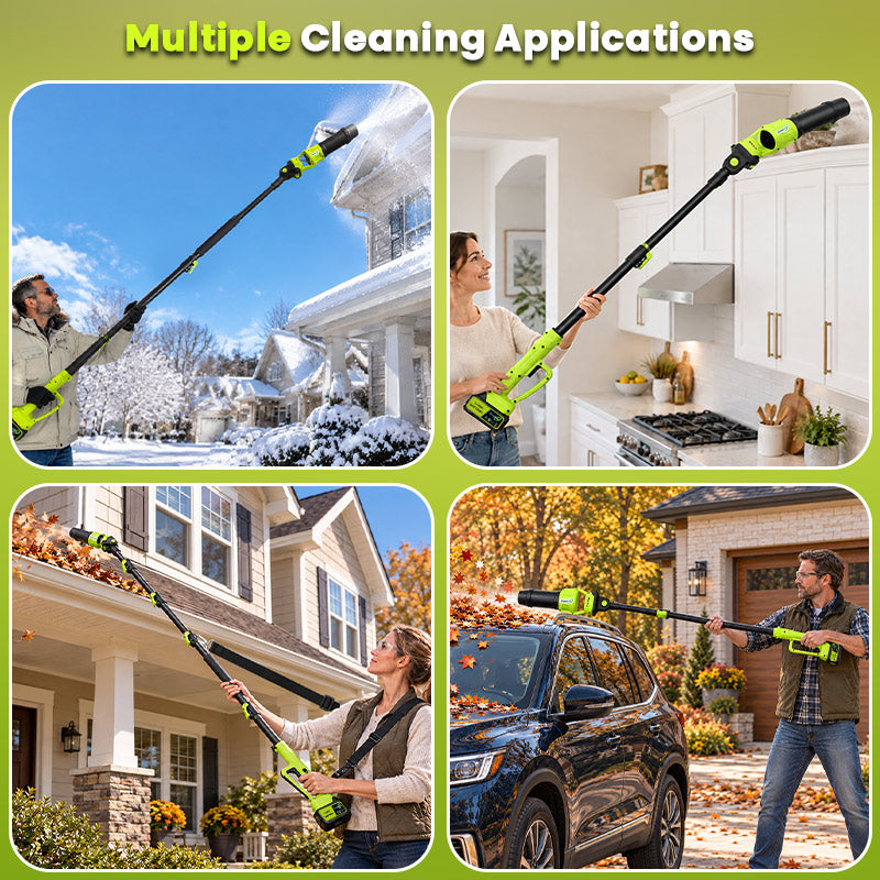 itoolmax 7.8ft roof leaf blower with pole widely use