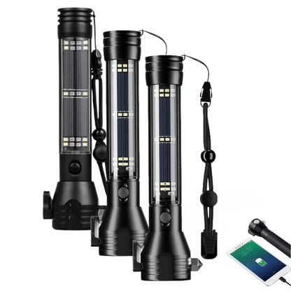 itoolmax 9 in 1 emergency solar power flashlight 3 packs