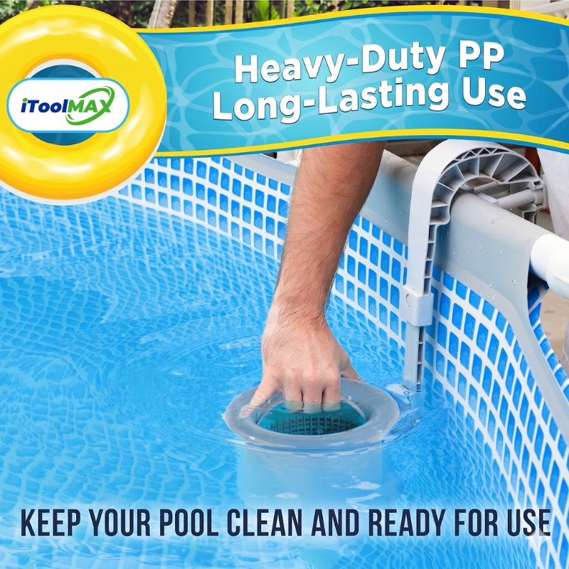 itoolmax above ground pool skimmer pp material