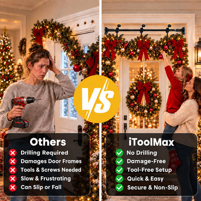 itoolmax adjustable christmas garland hanger advantages