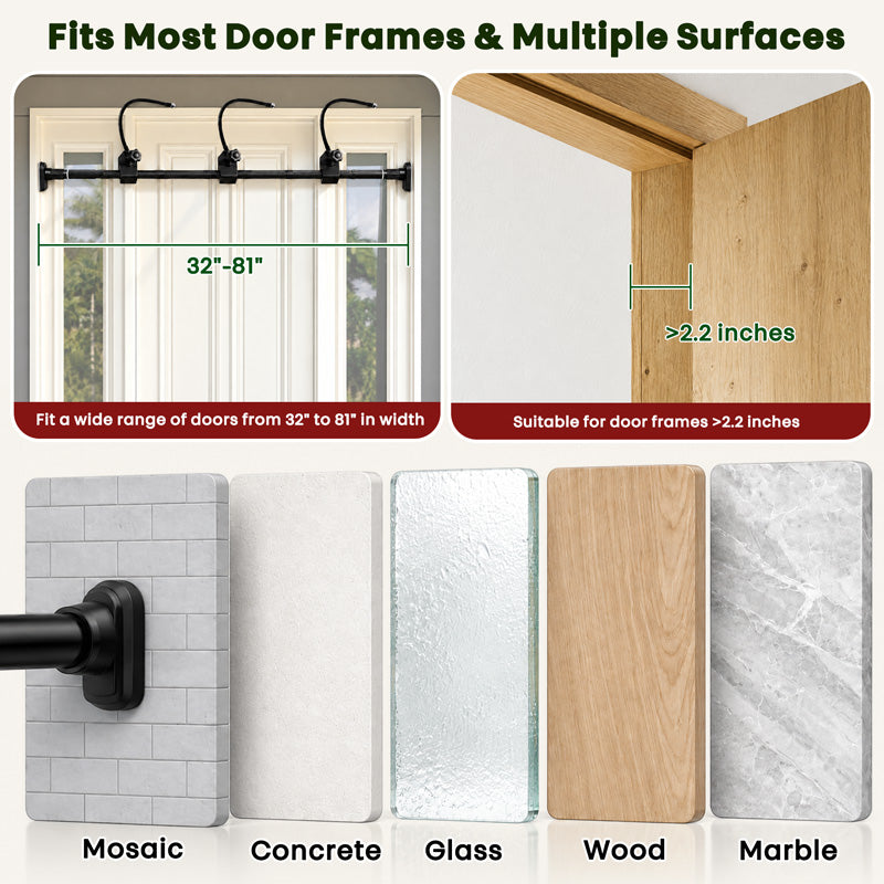 itoolmax adjustable christmas garland hanger fits most doors