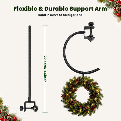 itoolmax adjustable christmas garland hanger flexible