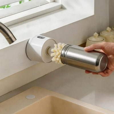 itoolmax automatic rotating bottle brush hanging the wall