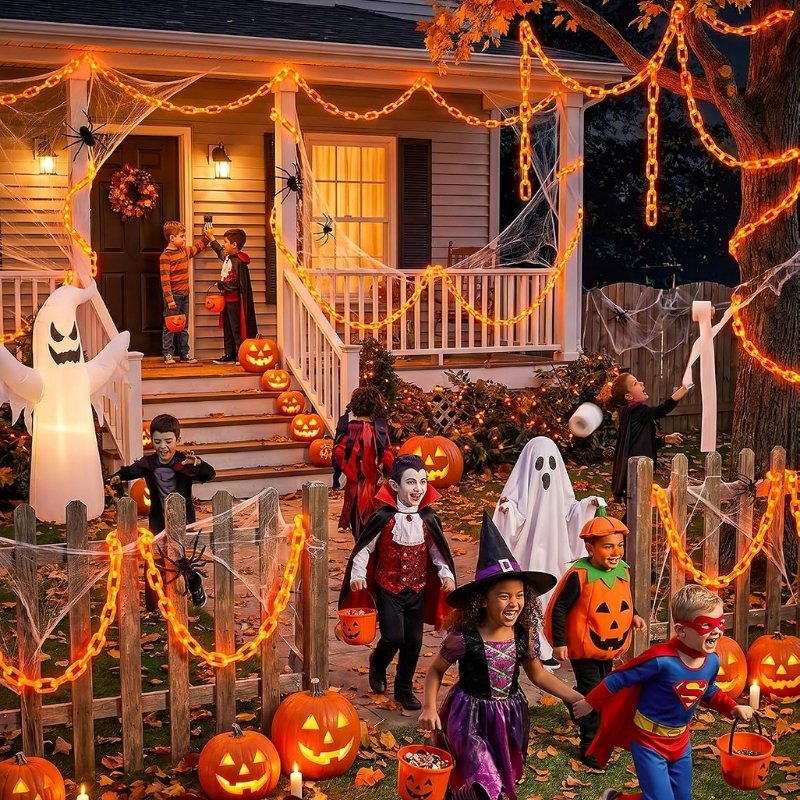 itoolmax battery halloween string lights product for outdoor decor