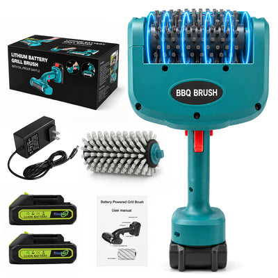 itoolmax cordless electric grill brush package list
