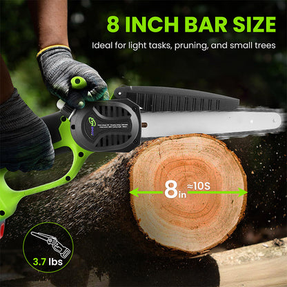 itoolmax cordless pole pruning shears 8 inch bar size