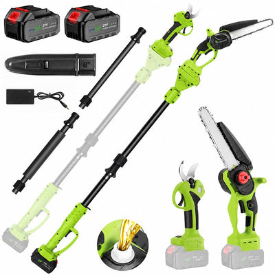 itoolmax cordless pole pruning shears