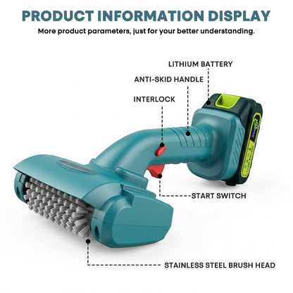 itoolmax cordless rechargeable electric grill brush details