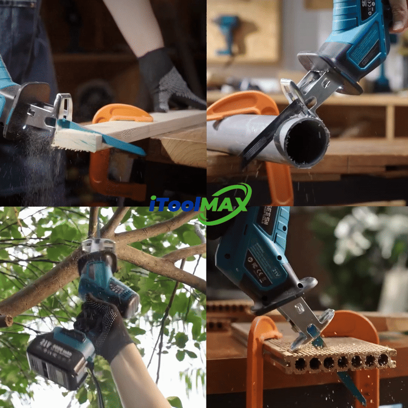 itoolmax cordless reciprocating saw cutting type