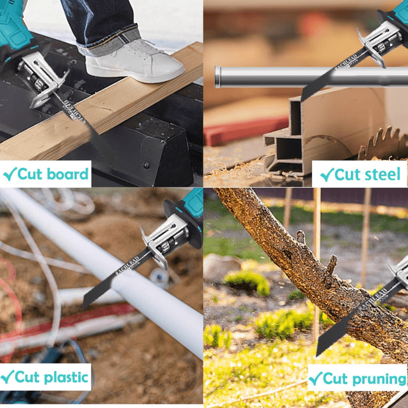 itoolmax cordless reciprocating saw cut wood/pvc/steel