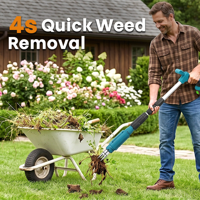 itoolmax cordless stand weed puller 4s quick weed removal