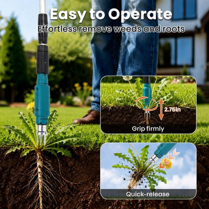 itoolmax cordless stand weed puller easy operate