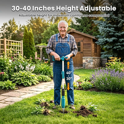itoolmax cordless stand weed puller height adjustable