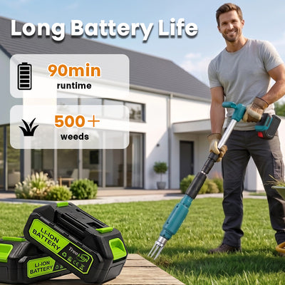 itoolmax cordless stand weed puller long battery life