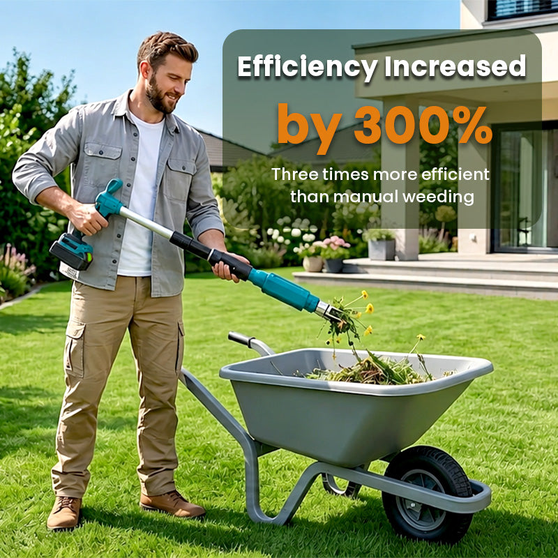 itoolmax cordless stand weed puller increased efficiency