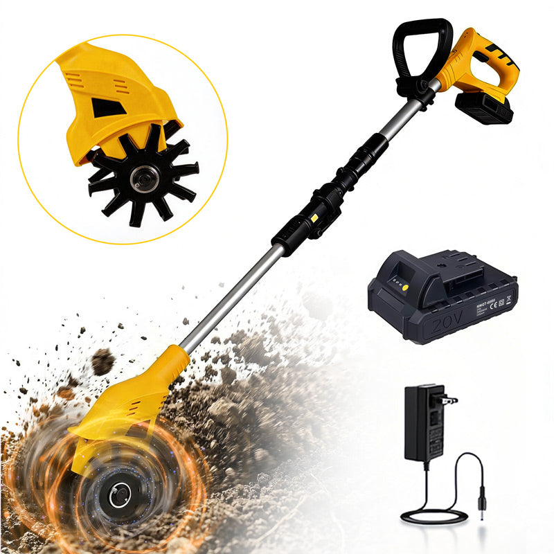 itoolmax cordless tiller electric cultivator