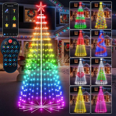 itoolmax diy custom app control christmas tree lights main picture