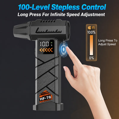itoolmax electric air duster car vacuum 100 level stepless control