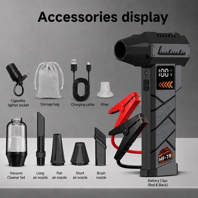 itoolmax electric air duster car vacuum package include