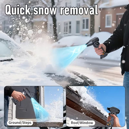 itoolmax electric air duster car vacuum quick snow removal