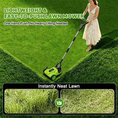 iToolMax 8.7-Inch Electric Lawn Mower Built for Everyday Lawn Maintenance