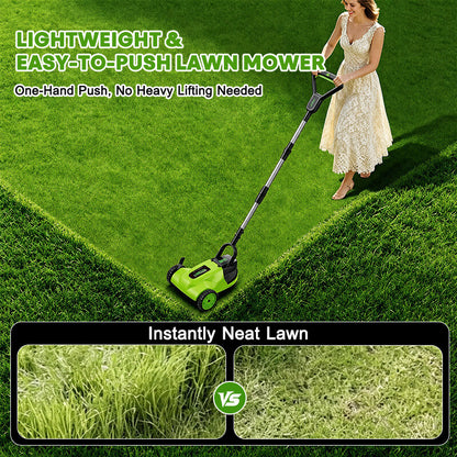 iToolMax 8.7-Inch Electric Lawn Mower Built for Everyday Lawn Maintenance