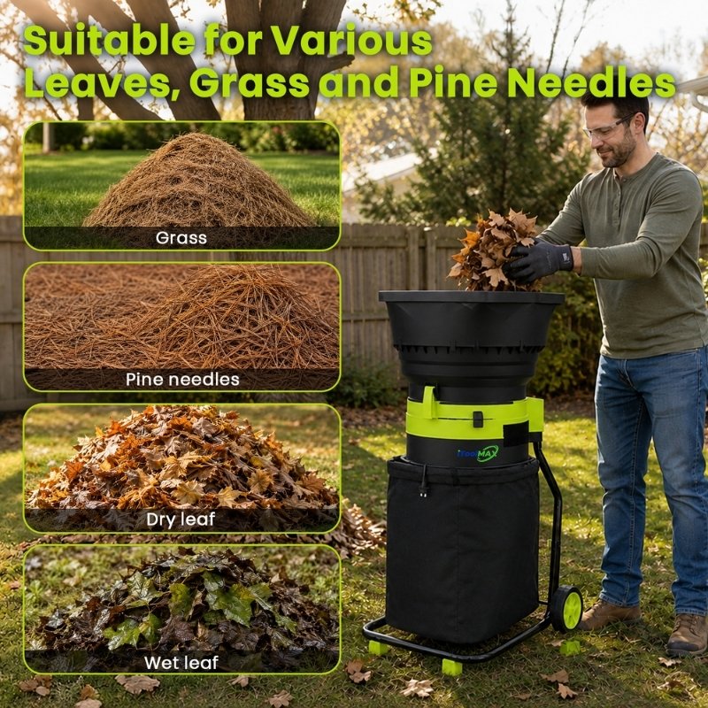 itoolmax electric leaf mulcher product suitable for leaves