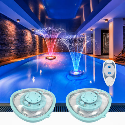 itoolmax floating pool fountain with remote 2 pcs
