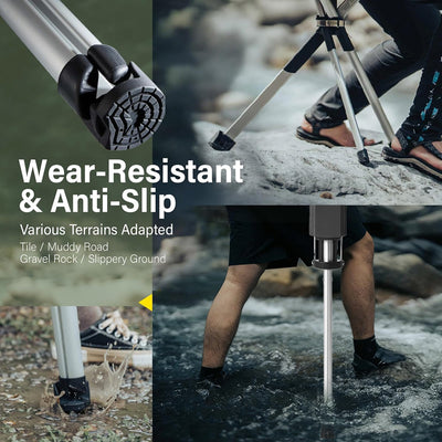 itoolmax folding walking stick with seat resistant