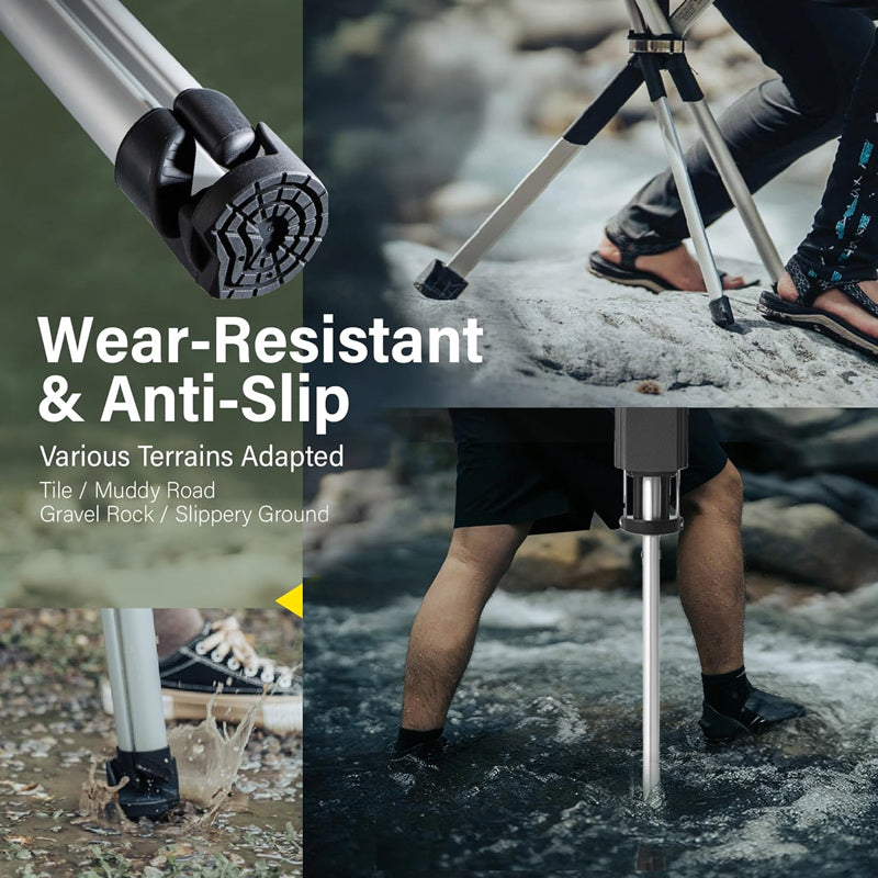 itoolmax folding walking stick with seat resistant