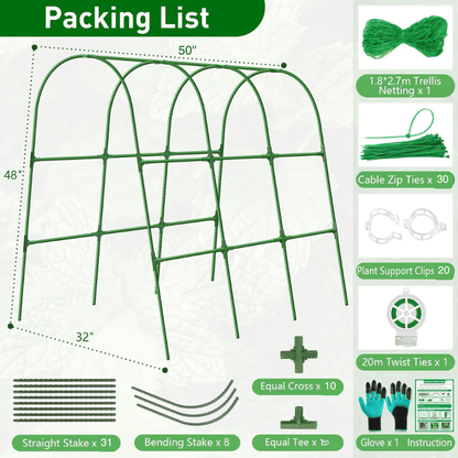 itoolmax garden cucumber trellis package list