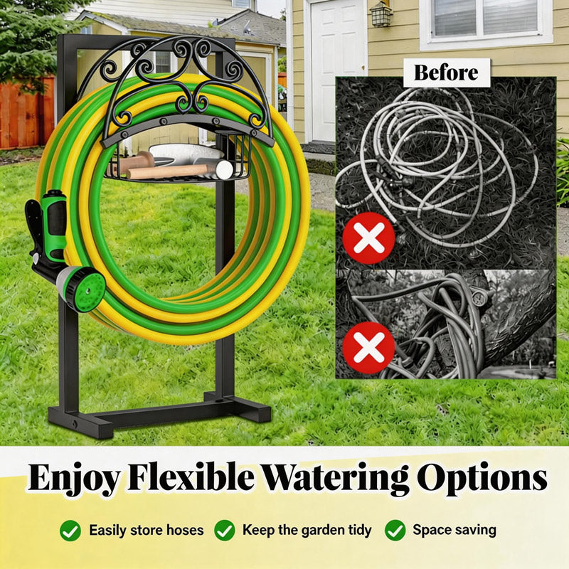 itoolmax garden hose holder enjoy flexible watering option