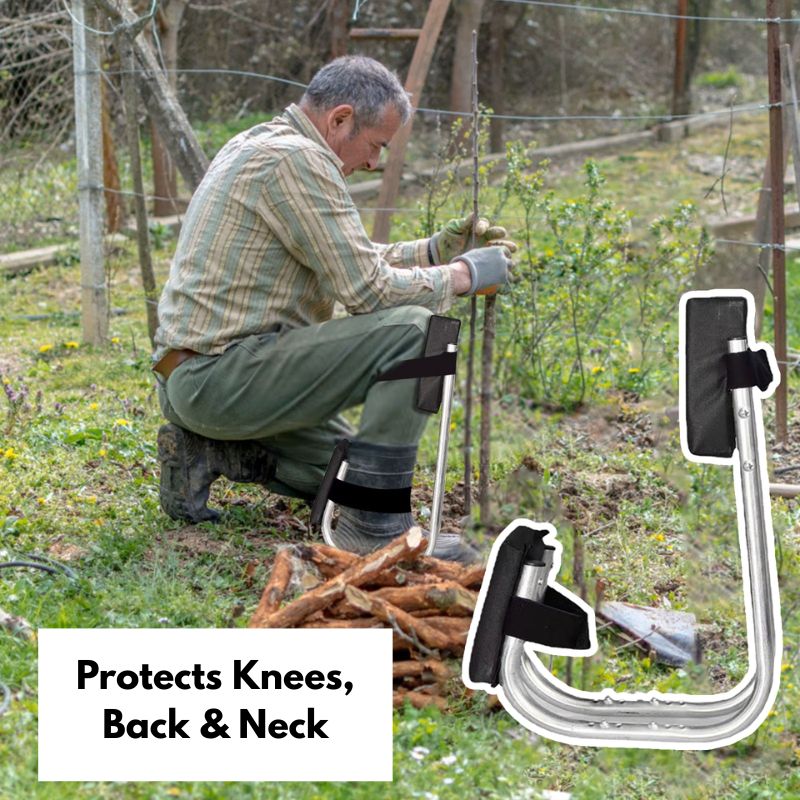 itoolmax garden kneeler and seat protect knees back neck