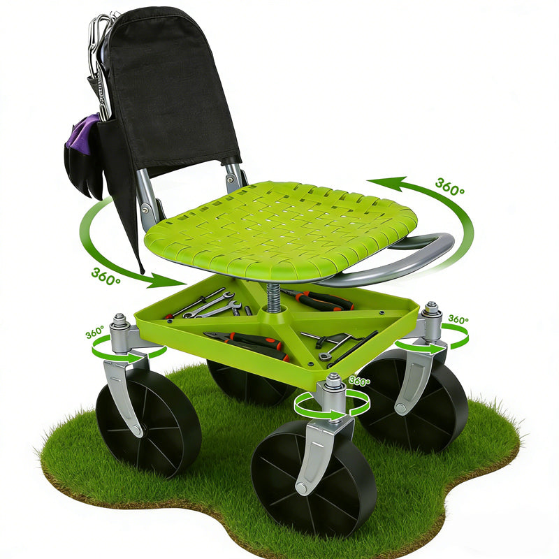 iToolMax Garden Cart Seat with 8