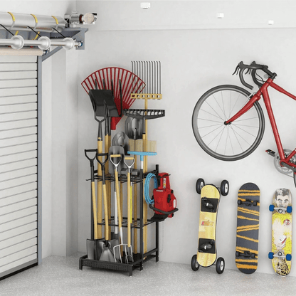 itoolmax garden tool organizer garage on wheels