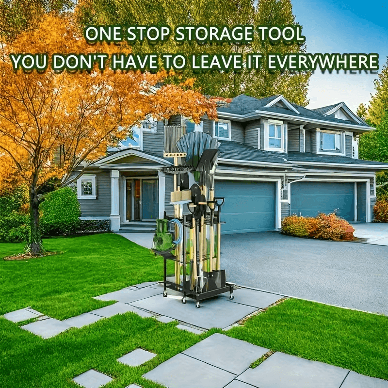 itoolmax garden tool organizer on wheels