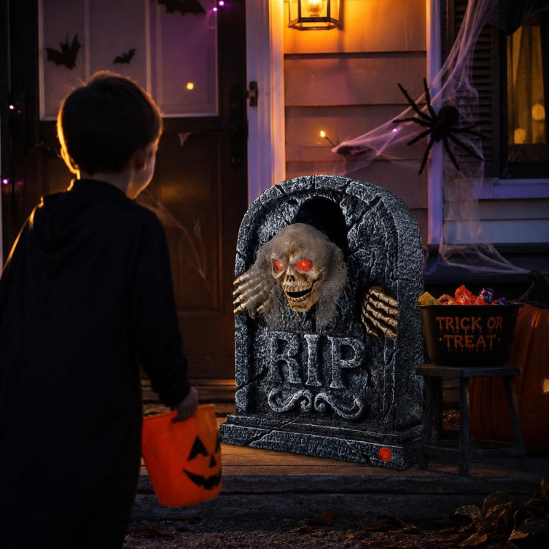 itoolmax halloween animatronics zombie tombstone product with sounds