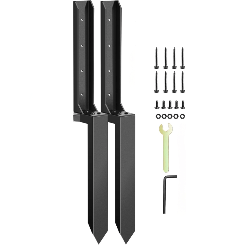 itoolmax heavy duty fence post repair kit 2pcs