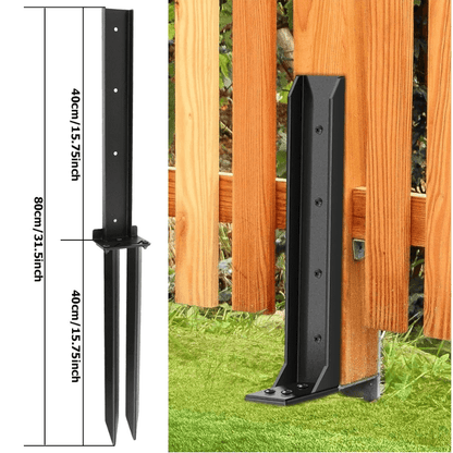 itoolmax heavy duty fence post repair kit 31.5 inch high