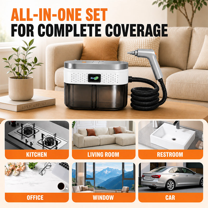 itoolmax high heat steam cleaner for complete coverage