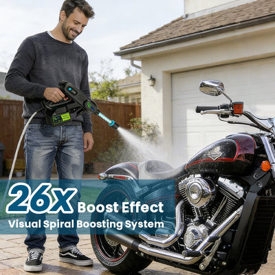 iToolMax High-Pressure Washer 3.0 with Brushless Motor 26x Boost Effect