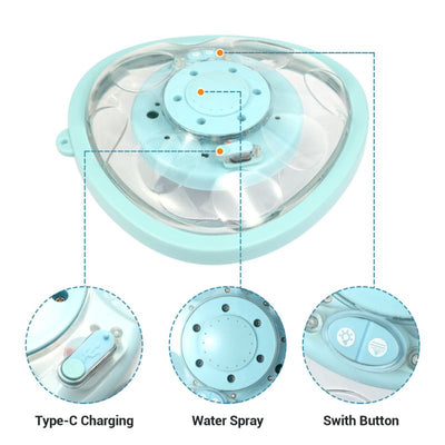 itoolmax led floating pool fountain with remote details