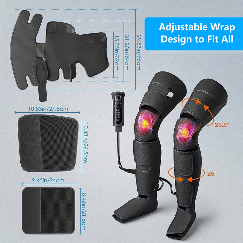 itoolmax leg and foot massage how to wear