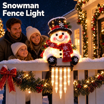 itoolmax light up snowman christmas icicle light decor create a wonderland