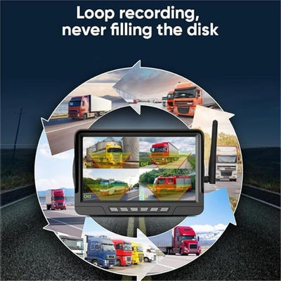 itoolmax magnetic solar wireless backup camera loop recording