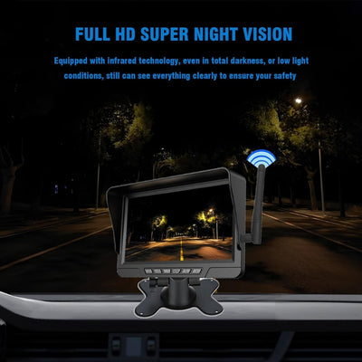 itoolmax magnetic solar wireless backup camera night vision