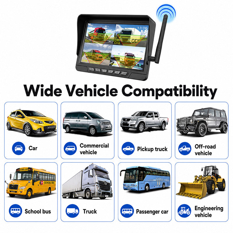 itoolmax magnetic solar wireless backup camera wide vehicle compatibility