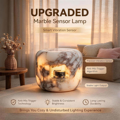 itoolmax marble lamp cordless bedside lamp upgraded sensor