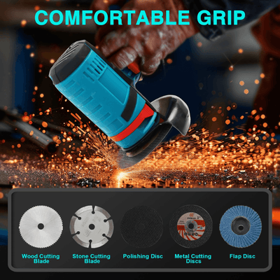 itoolmax mini brushless cordless angle grinder comfortable grip