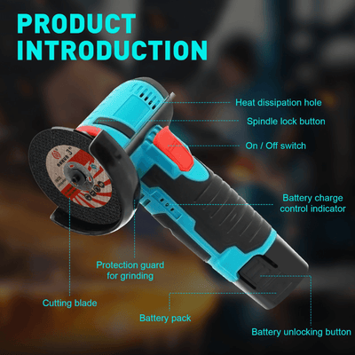 itoolmax mini brushless cordless angle grinder specification
